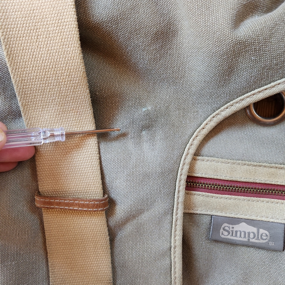 Simple old school knapsack - Picture 5 of 11